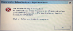 TsBootShell.exe - Application Error.png
